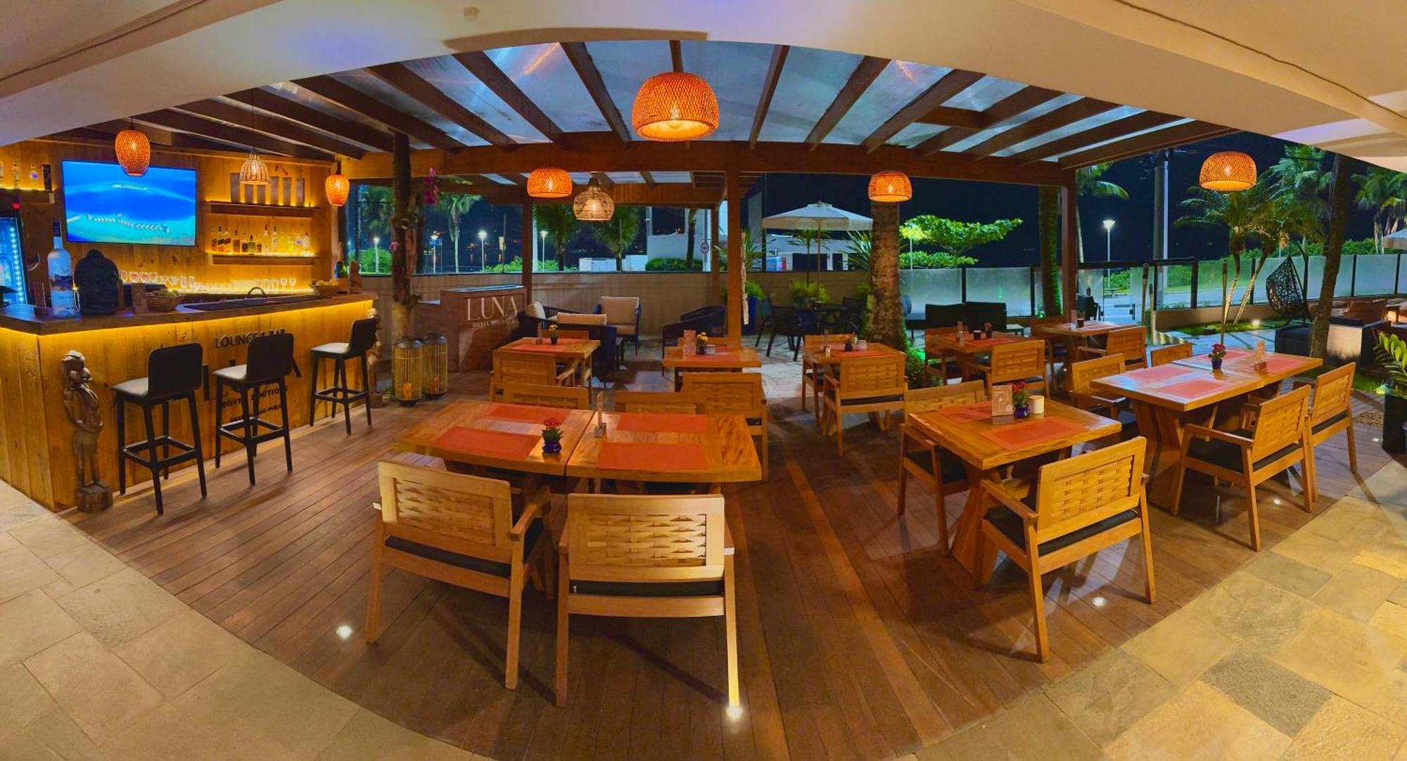 Luna Hotel Boutique - Frente A Praia Guarujá Dış mekan fotoğraf